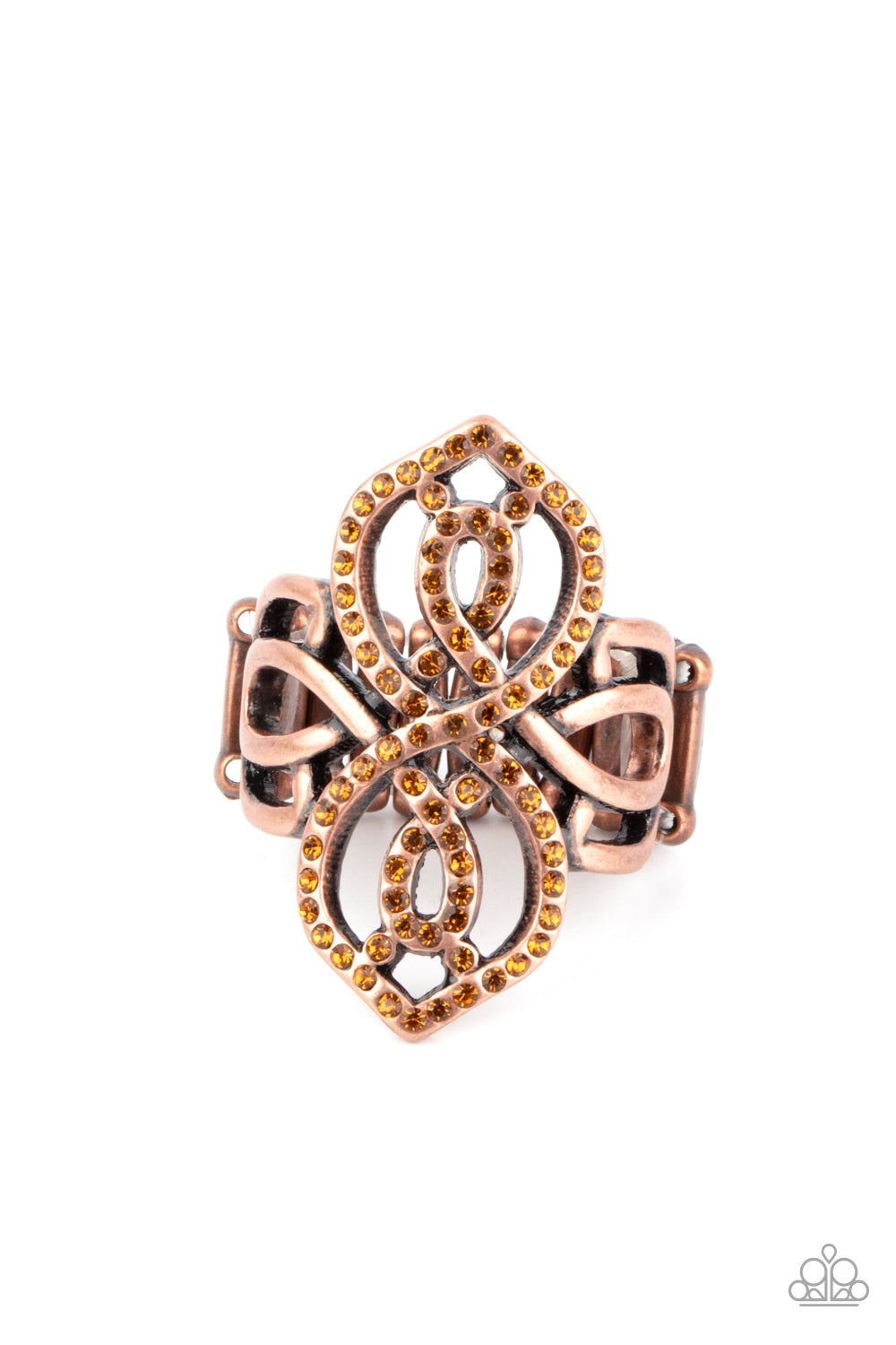 Duchess Drama - copper - Paparazzi ring