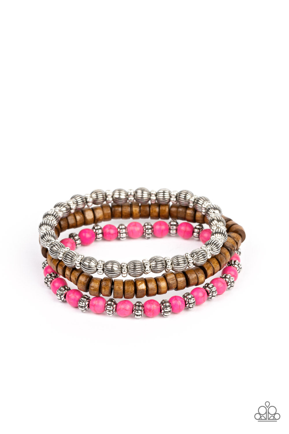 ESCAPADE Route - pink - Paparazzi bracelet