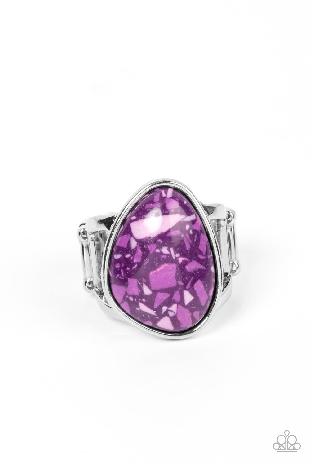 Earth Hearth - purple - Paparazzi ring