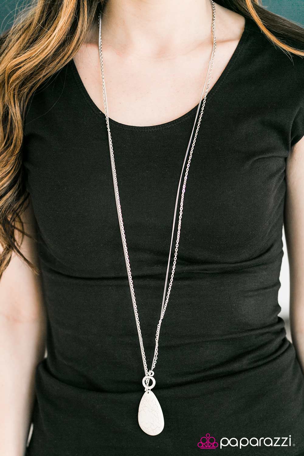 Earthy Essence - White - Paparazzi necklace