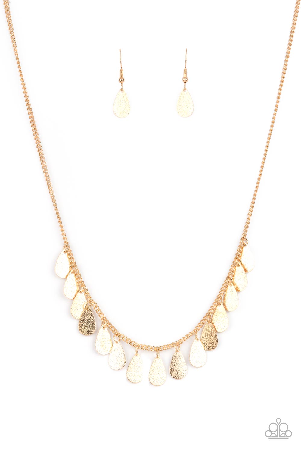 Eastern CHIME Zone - gold - Paparazzi necklace
