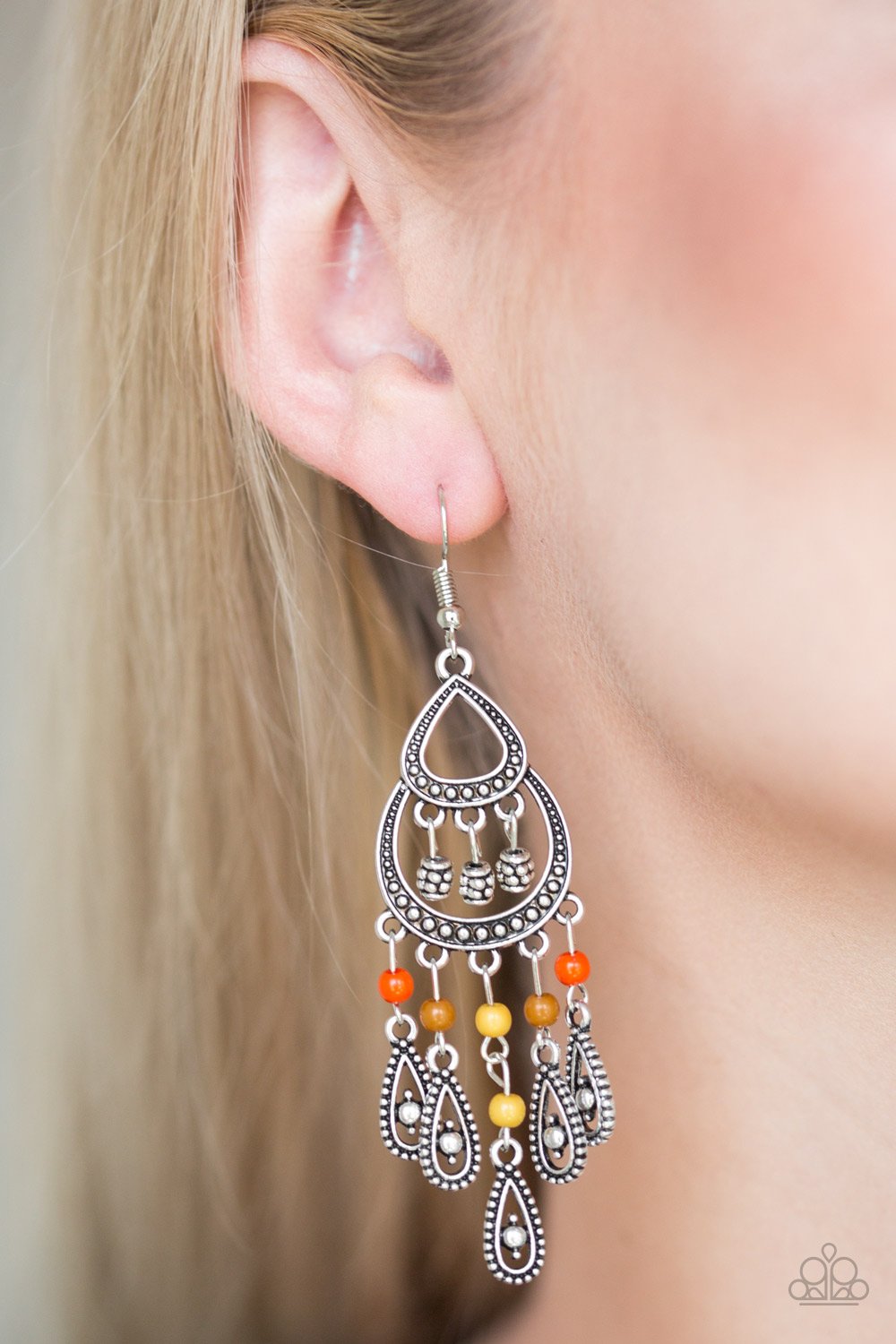 Eastern Excursion - multi - Paparazzi earrings