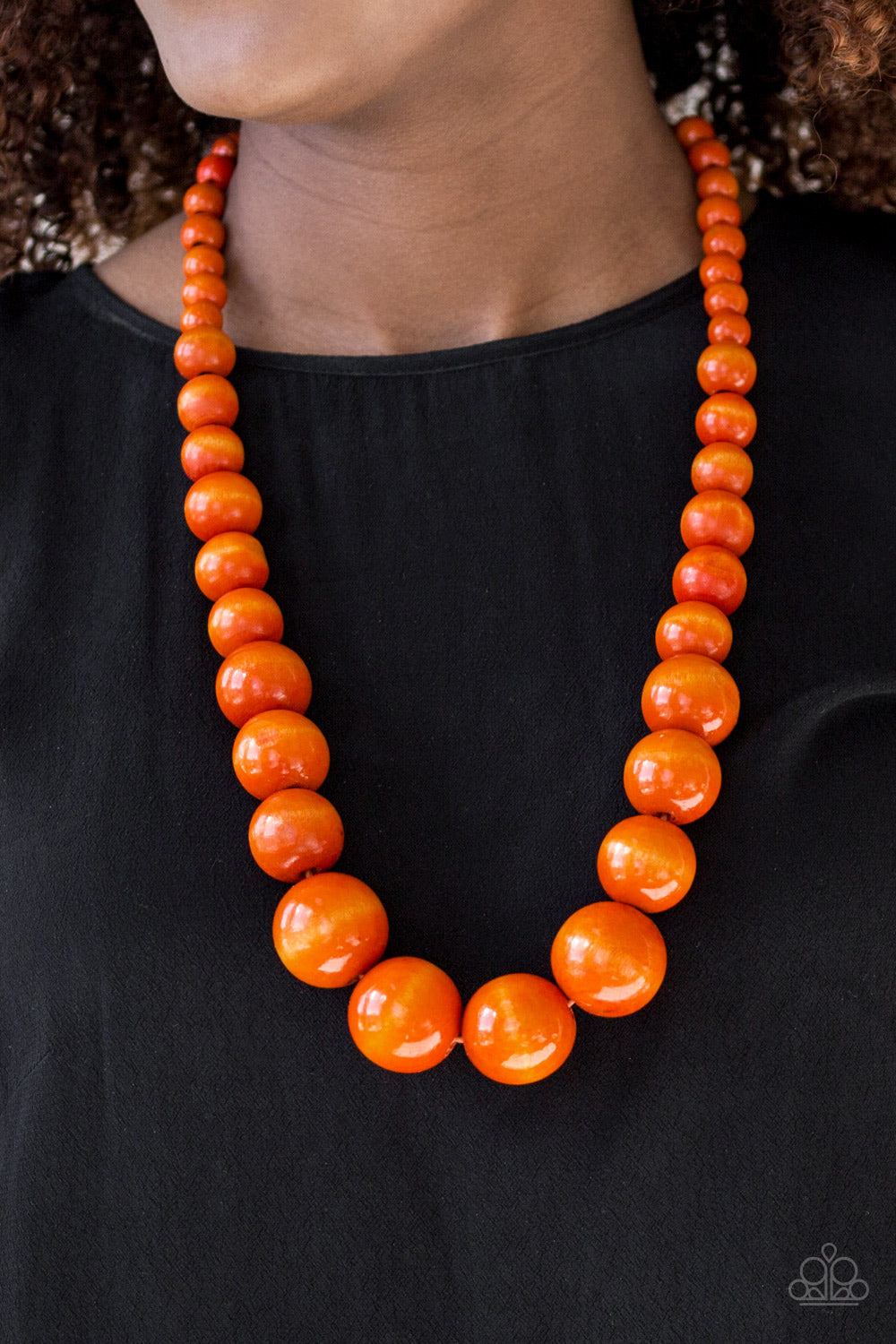 Effortlessly Everglades - orange - Paparazzi necklace
