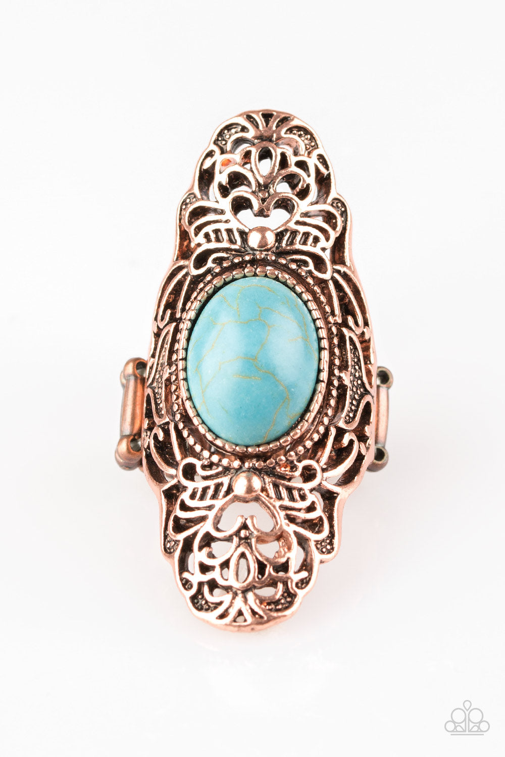 Ego Trippin - copper - Paparazzi ring