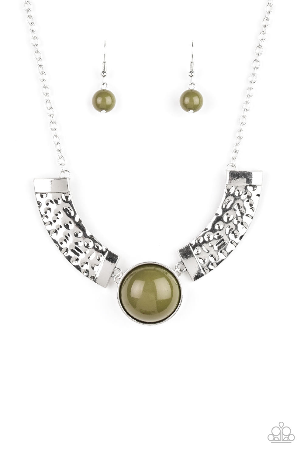 Egyptian Spell - green - Paparazzi necklace