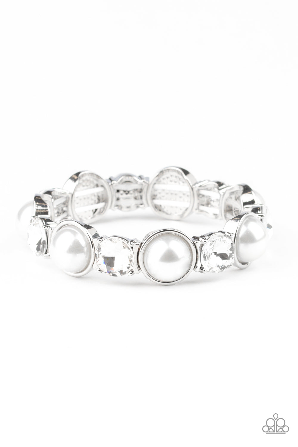 Elegant Entertainment - white - Paparazzi bracelet