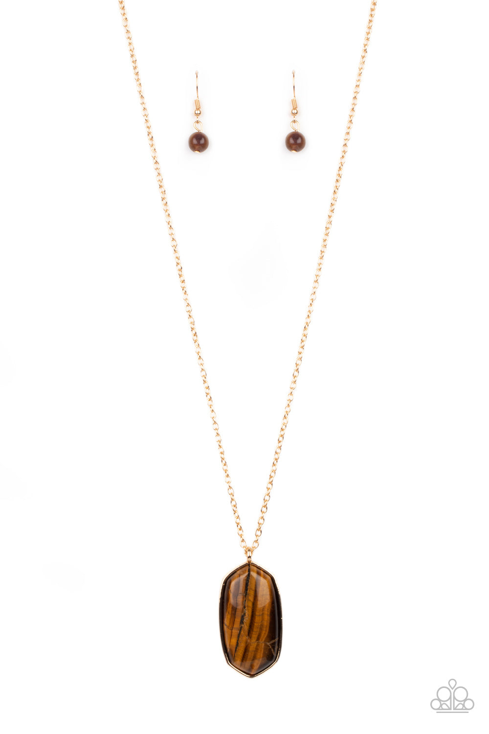 Elemental Elegance - brown - Paparazzi necklace