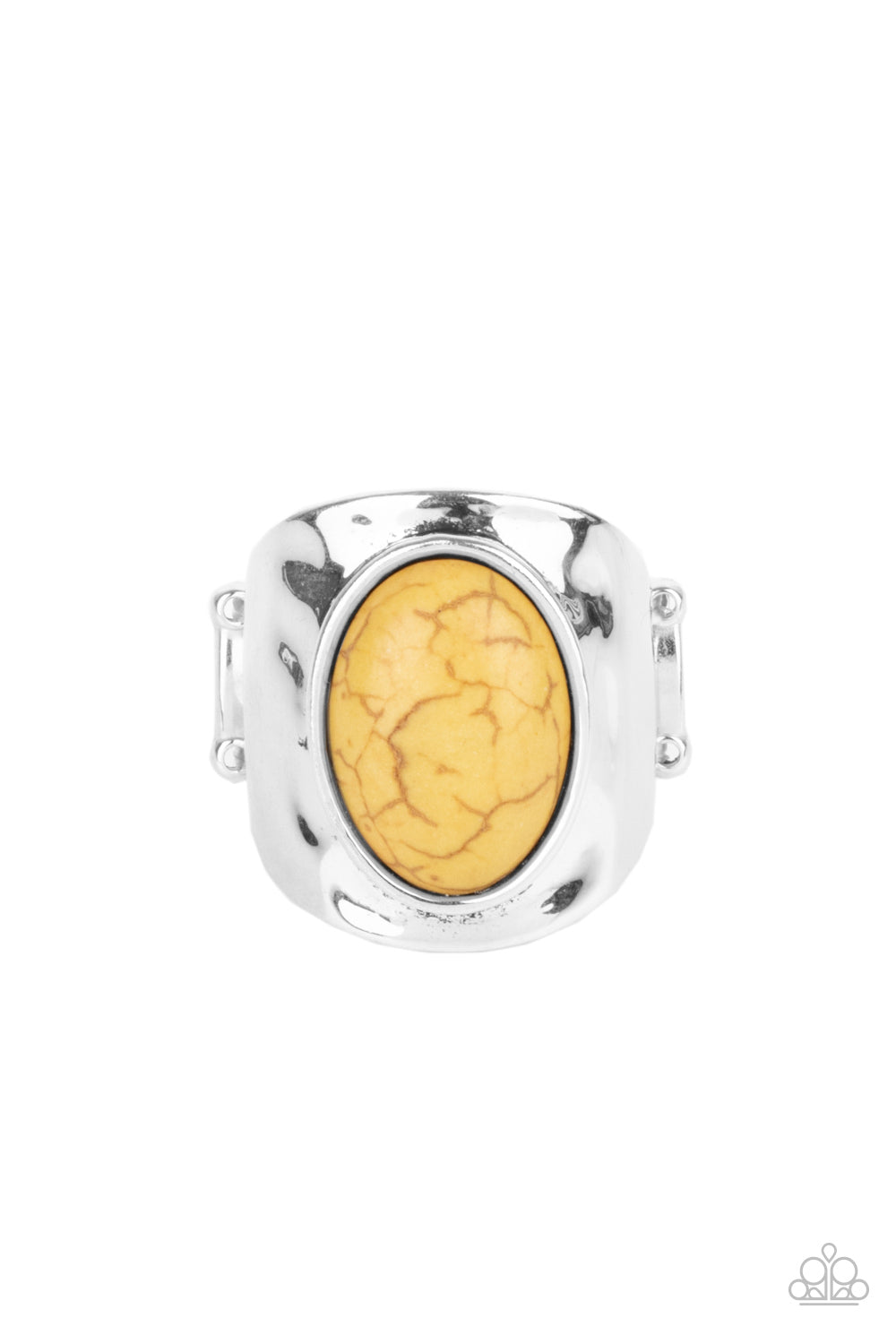 Elemental Essence - yellow - Paparazzi ring
