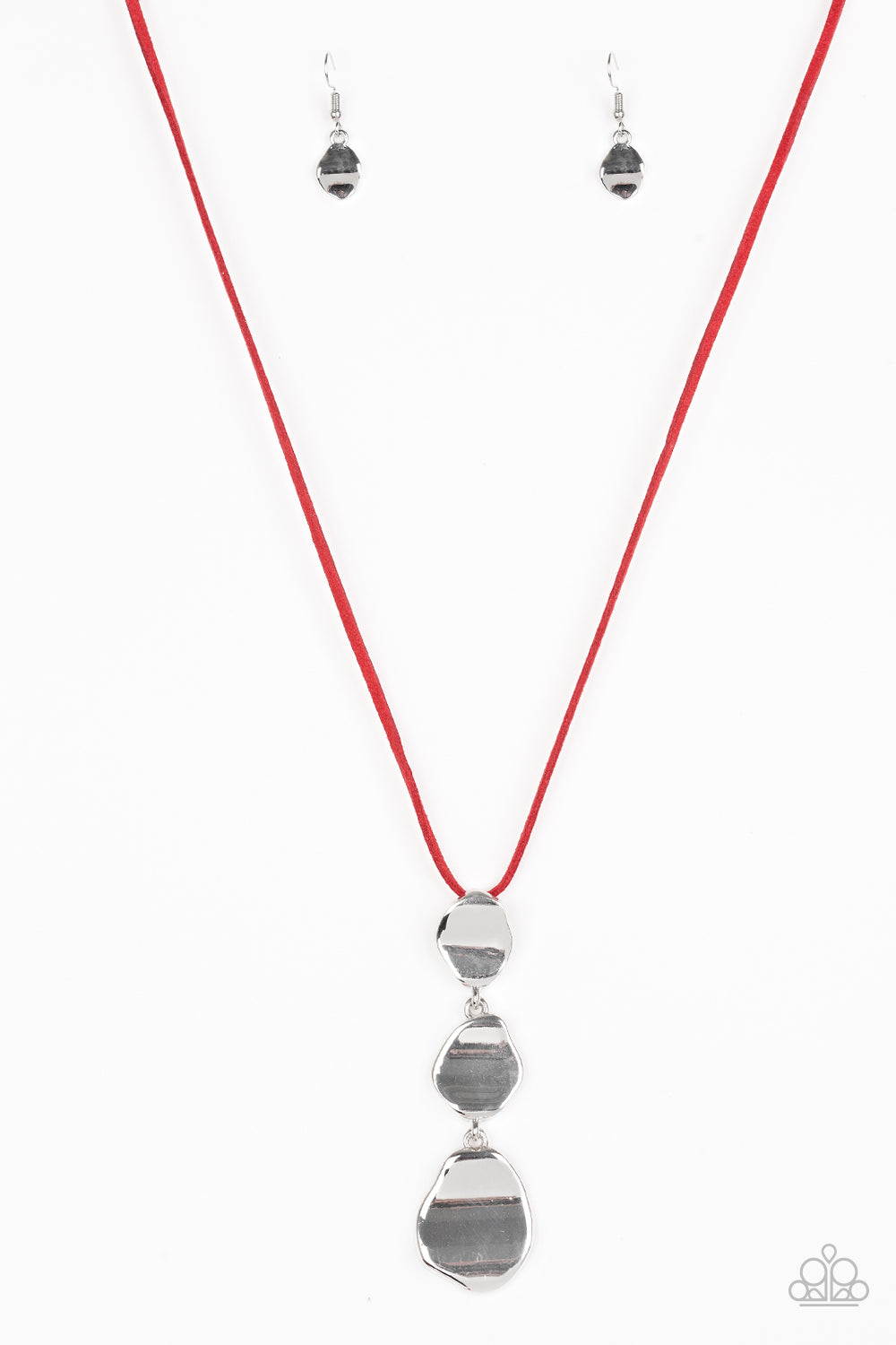 Embrace the Journey - red - Paparazzi necklace