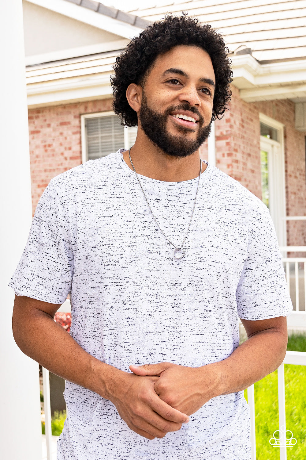 Emotion Potion - silver - Paparazzi MENS necklace