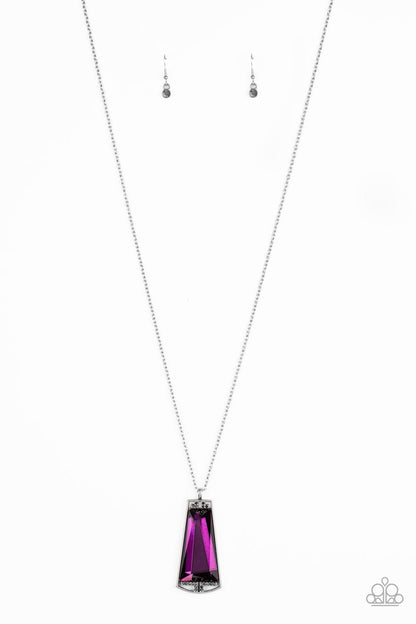 Empire State Elegance - purple - Paparazzi necklace