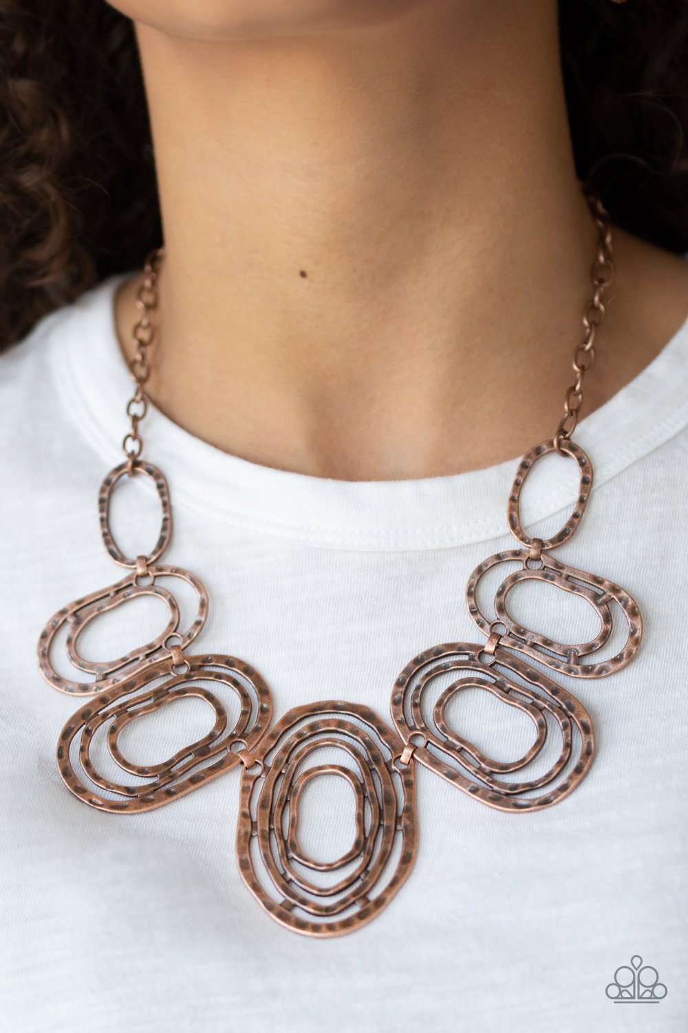 Empress Impressions-copper-Paparazzi necklace