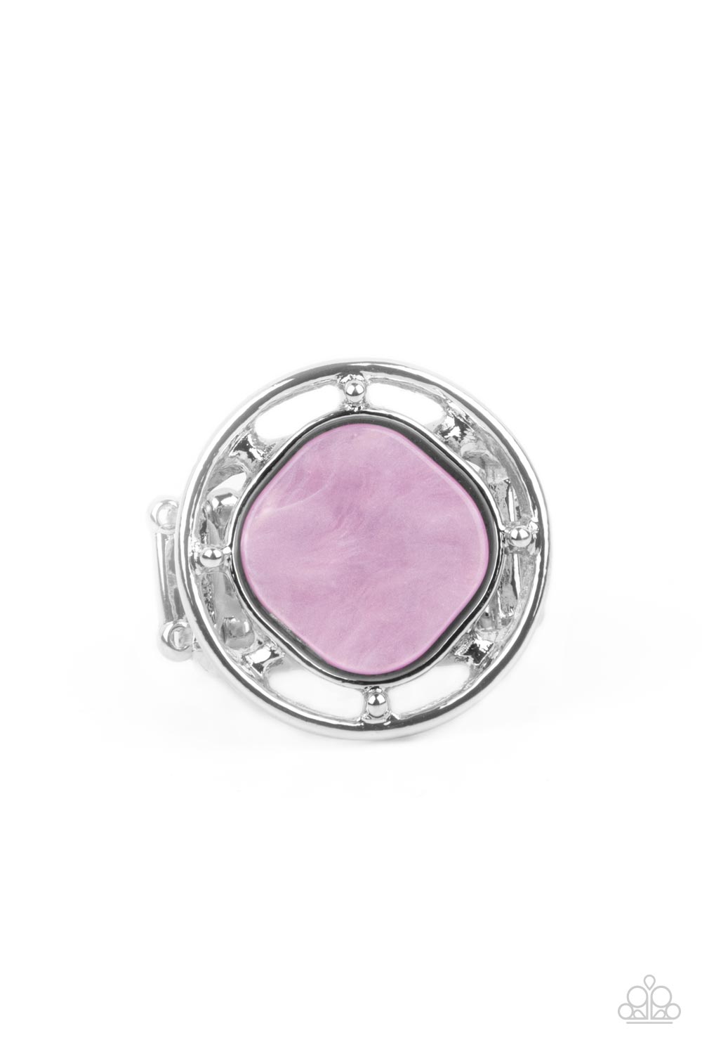 Encompassing Pearlescence - purple - Paparazzi ring