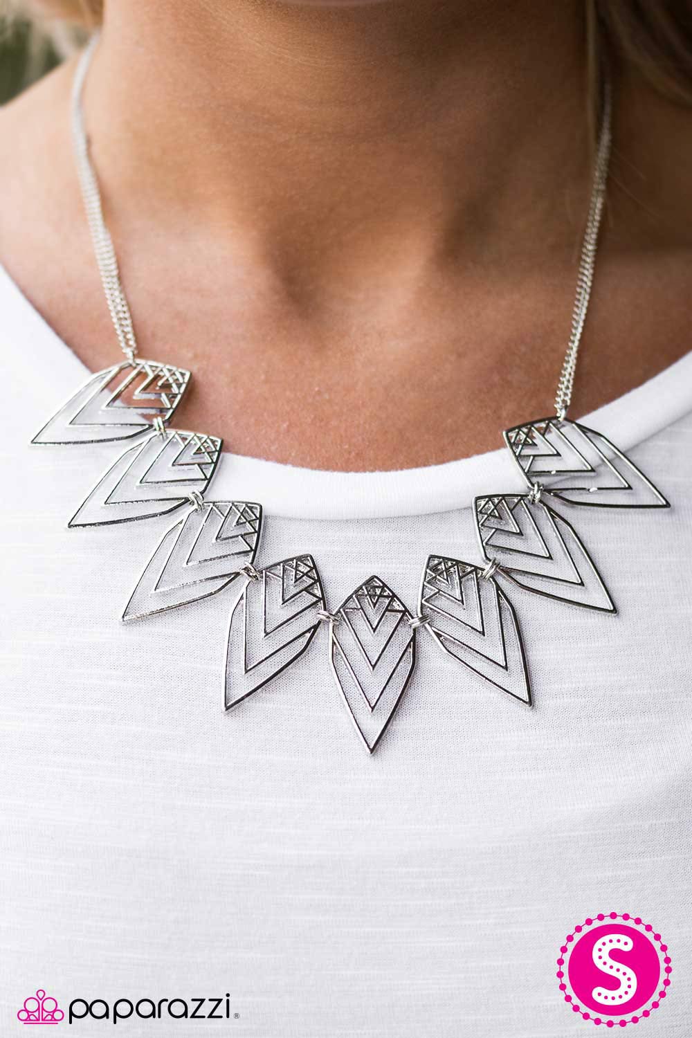 Endangered Species - silver - Paparazzi necklace