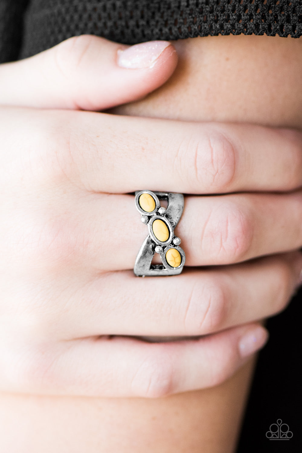 Endless Deserts - yellow - Paparazzi ring