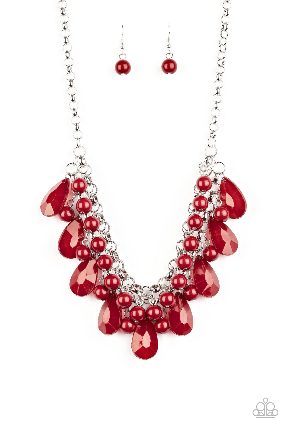 Endless Effervescence - red - Paparazzi necklace
