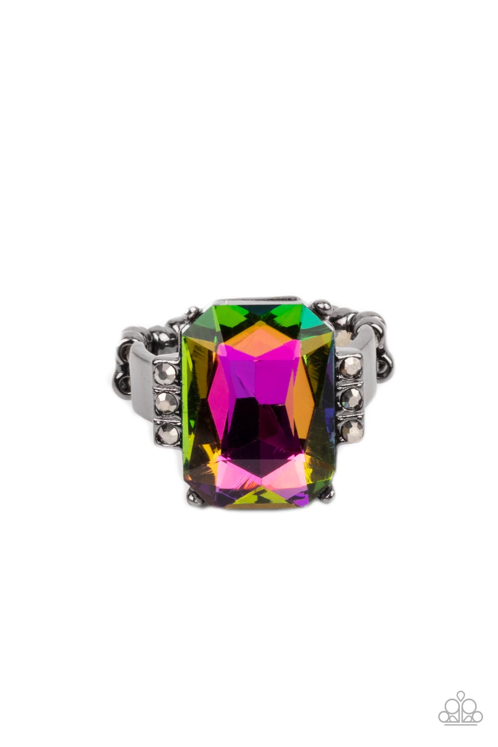 Epic Proportions - multi - Paparazzi ring
