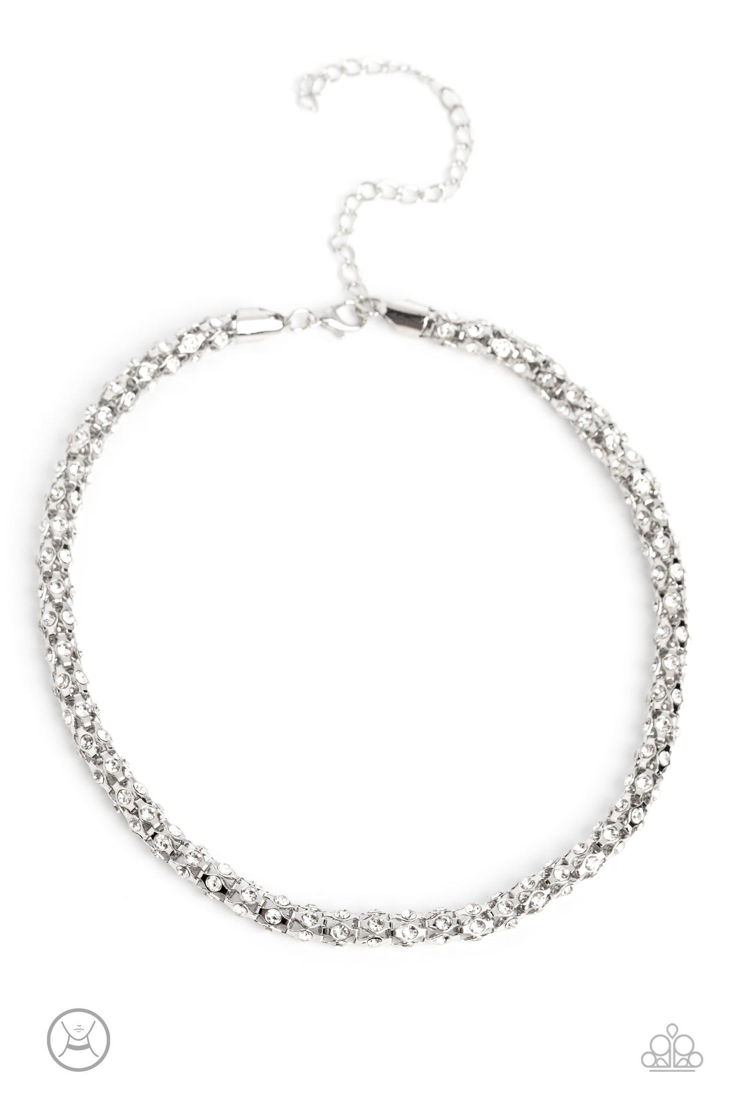 Eternal Effulgence - white - Paparazzi necklace