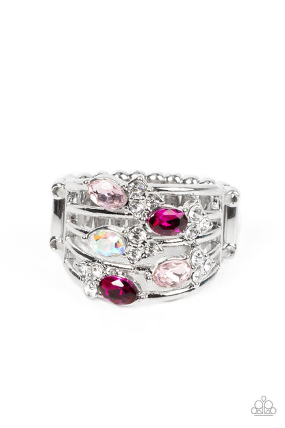 Ethereal Escapade - pink - Paparazzi ring
