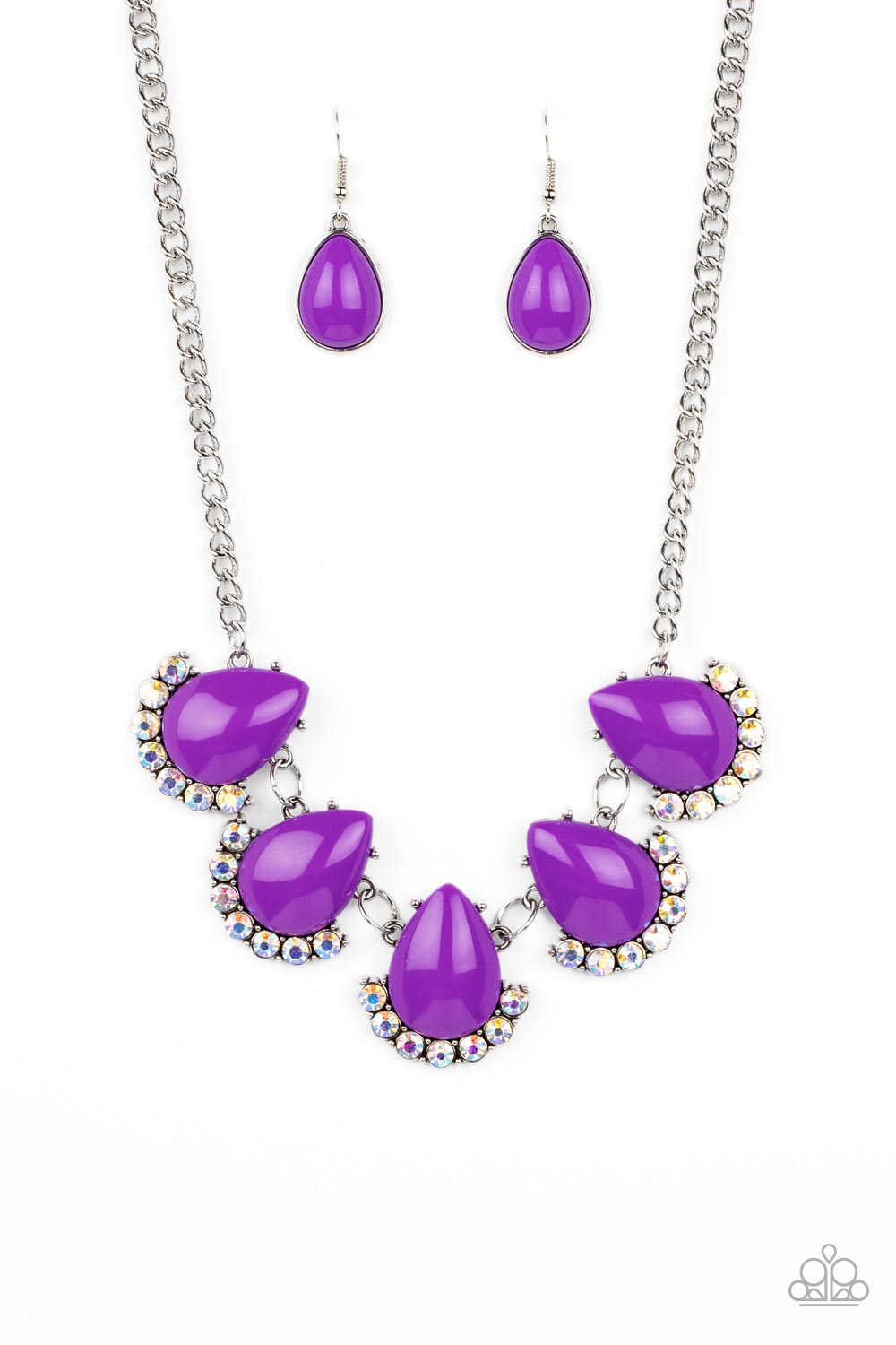 Ethereal Exaggerations - purple - Paparazzi necklace