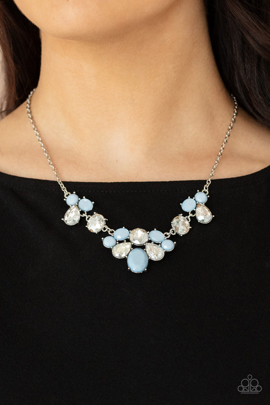 Ethereal Romance - blue - Paparazzi necklace