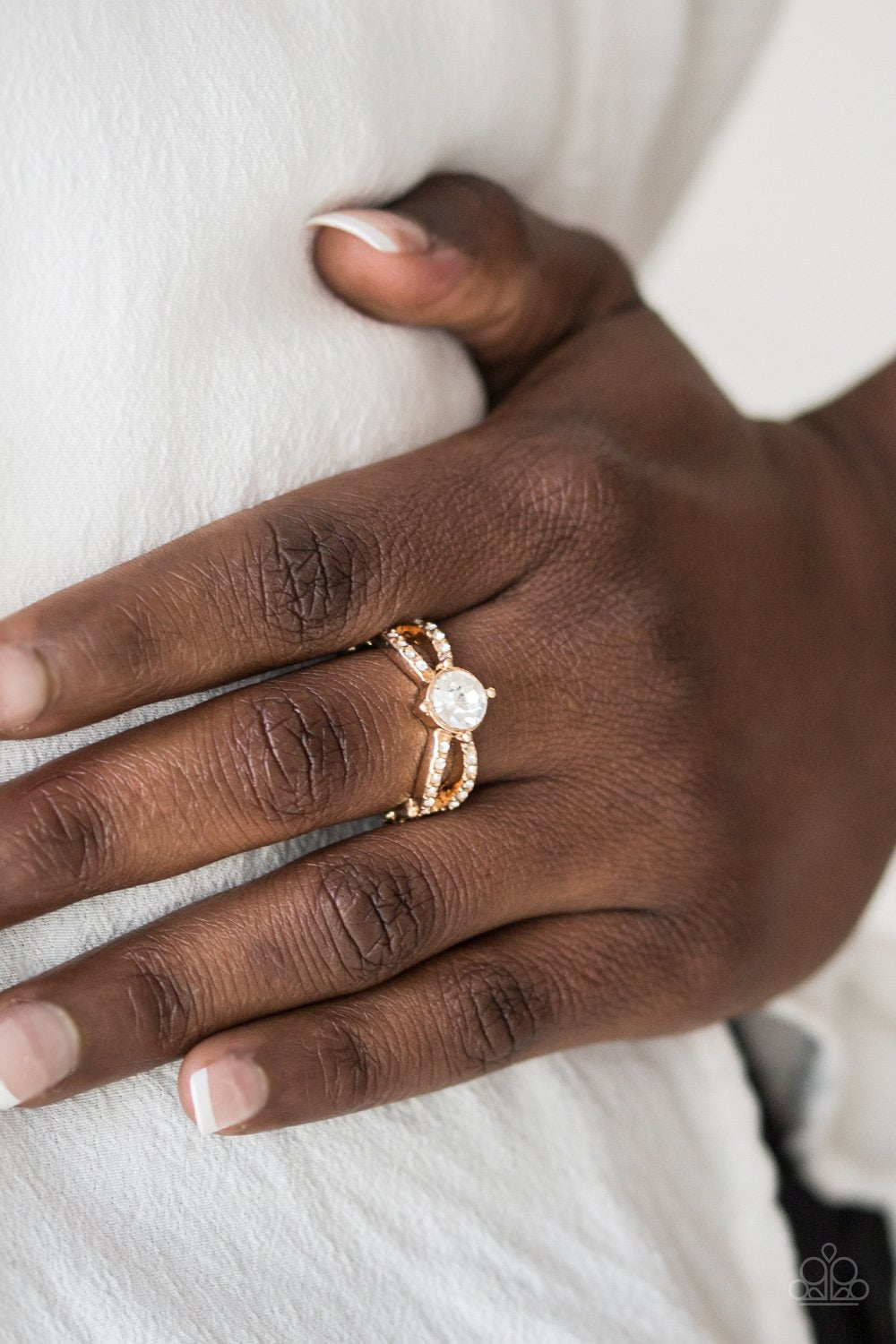 Ever Elegant-gold-Paparazzi ring