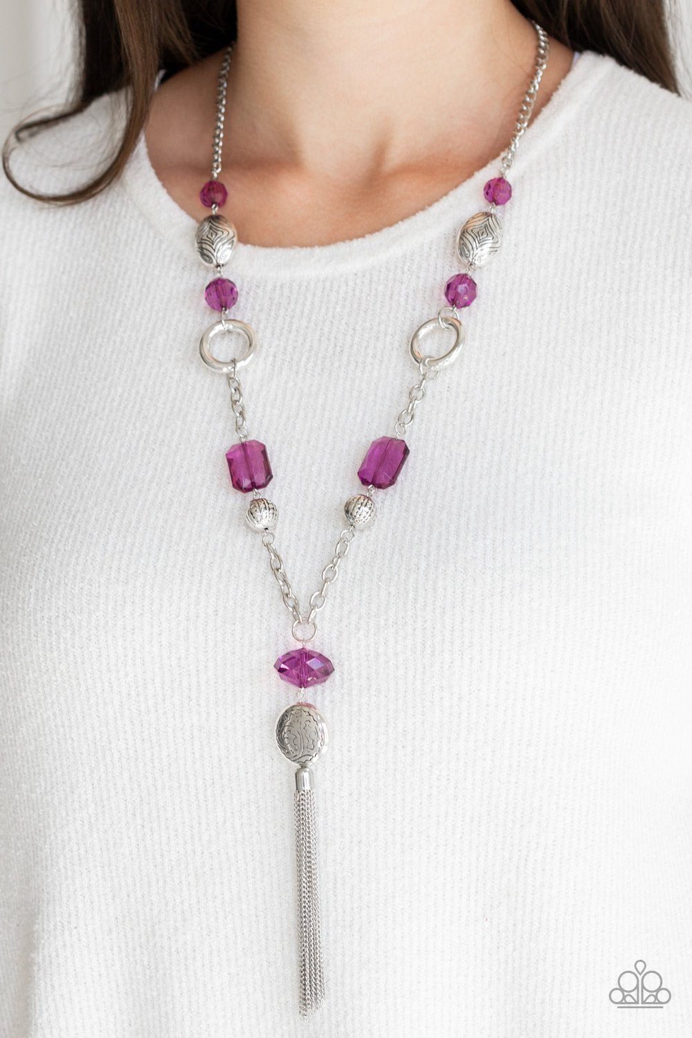 Ever Enchanting-purple-Paparazzi necklace