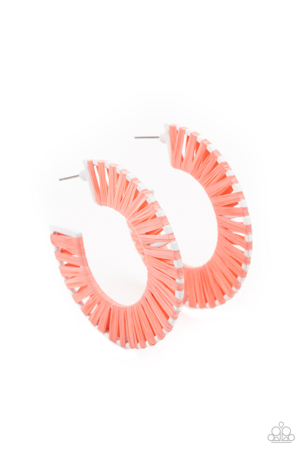 Everybody Conga - orange - Paparazzi earrings