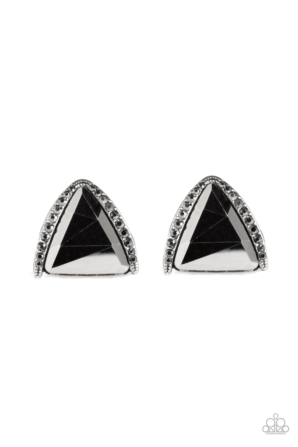 Exalted Elegance - silver - Paparazzi earrings