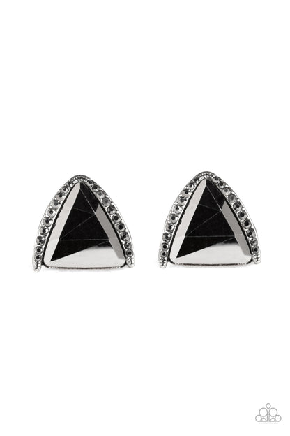 Exalted Elegance - silver - Paparazzi earrings