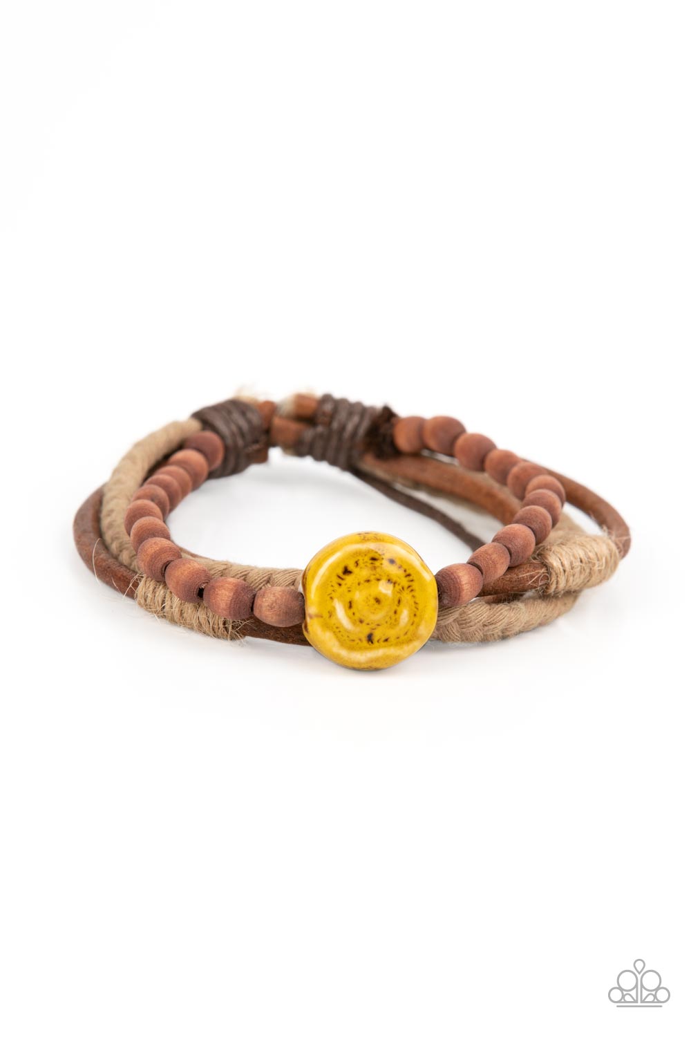 Existential Earth Child - yellow - Paparazzi bracelet