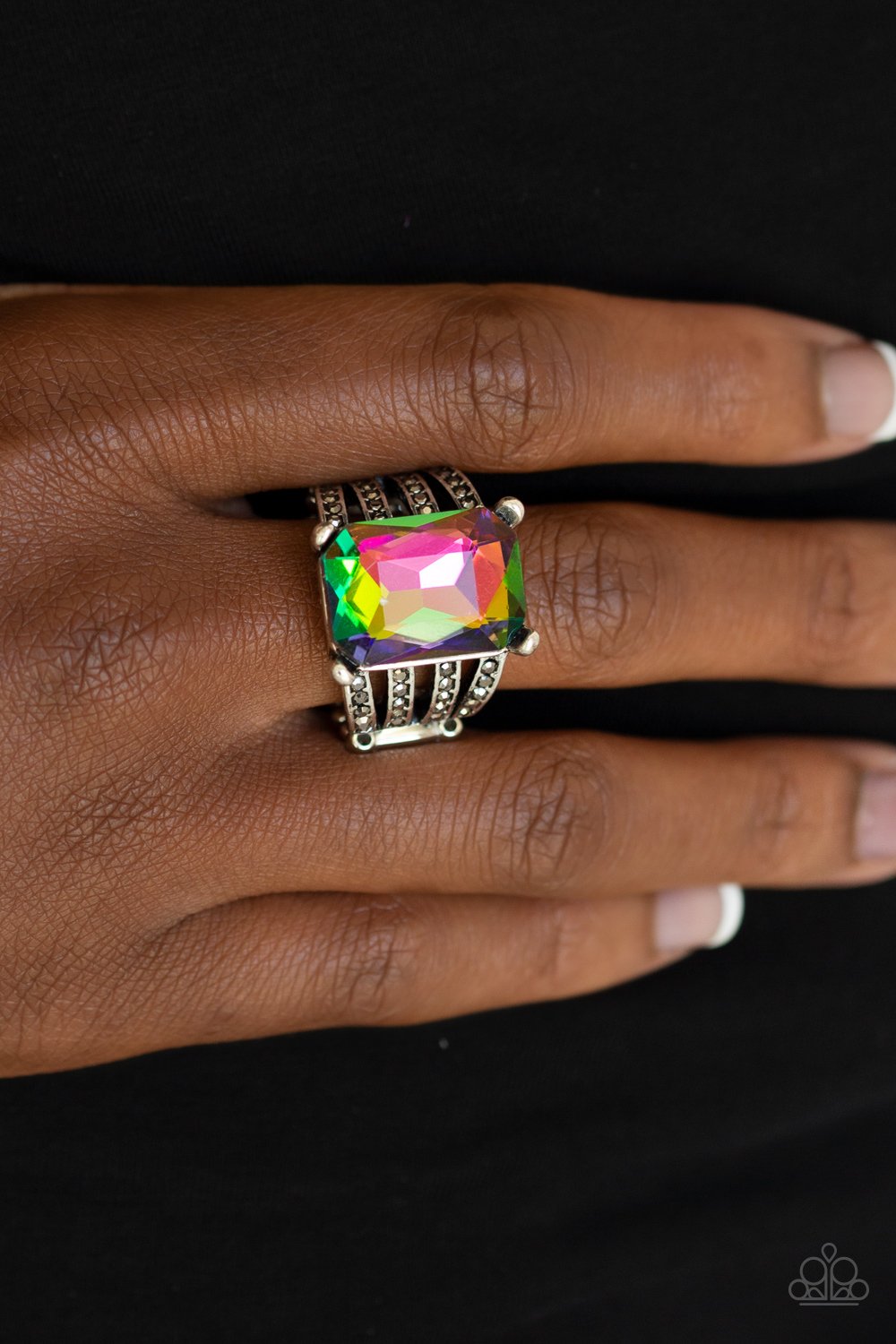 Expect Heavy REIGN - multi - Paparazzi ring