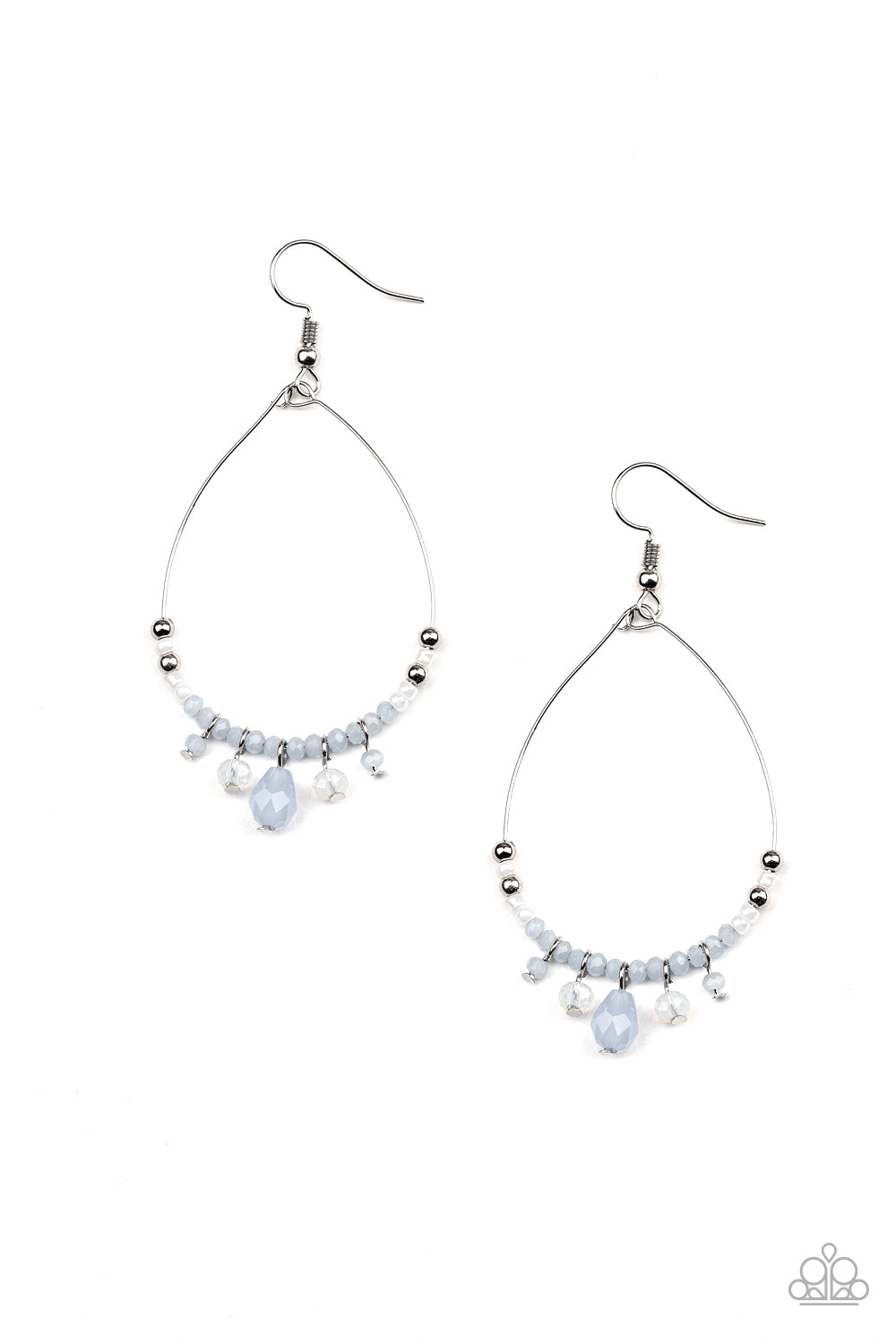Exquisitely Ethereal - blue - Paparazzi earrings