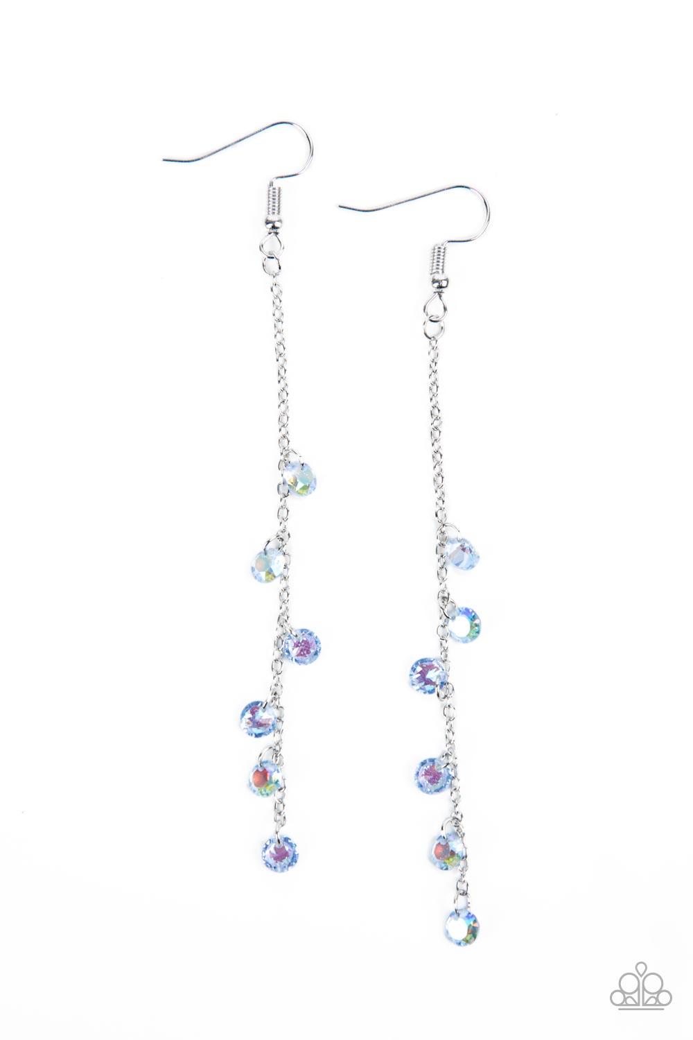 Extended Eloquence - blue - Paparazzi earrings