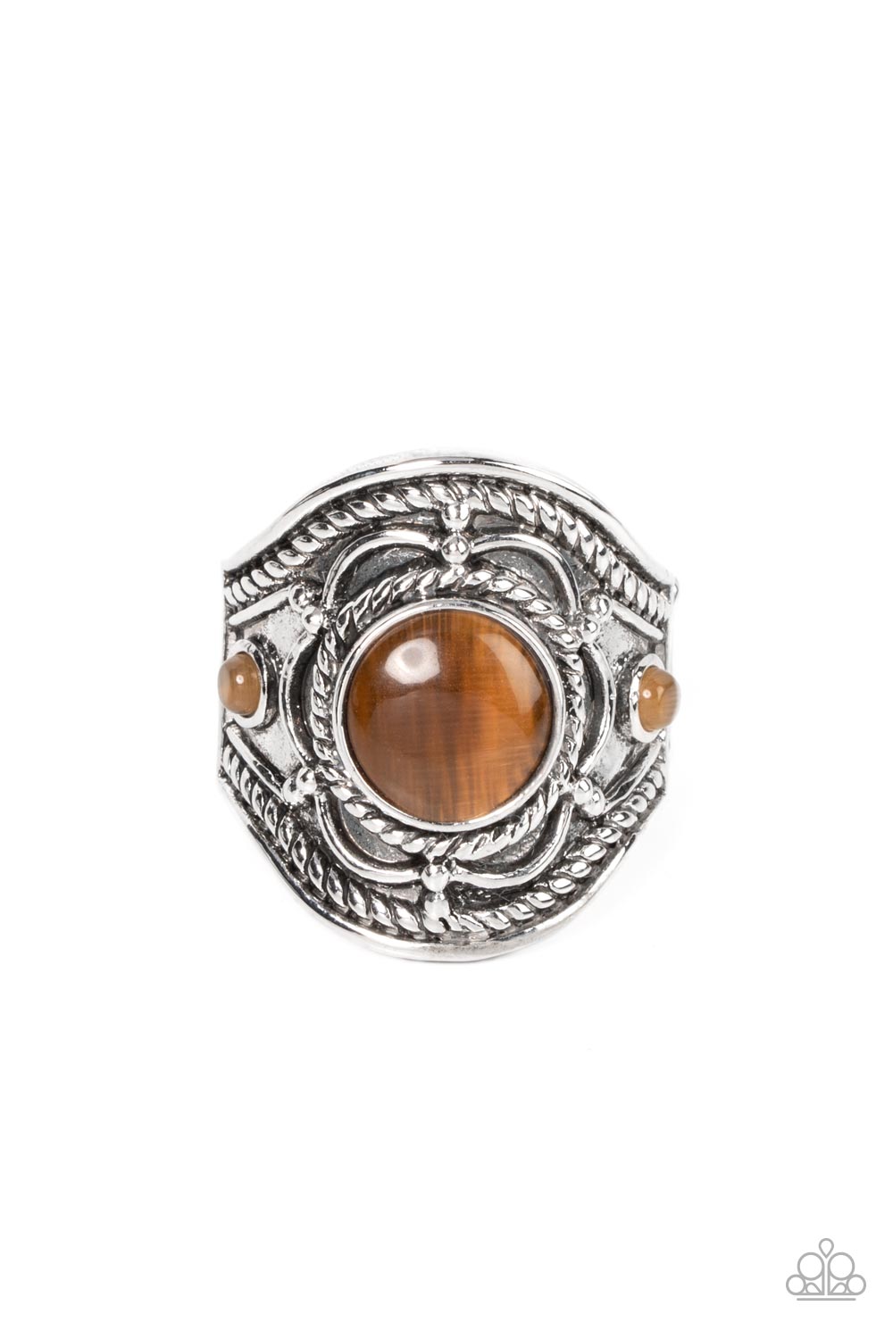 Exuberant Escapade - brown - Paparazzi ring