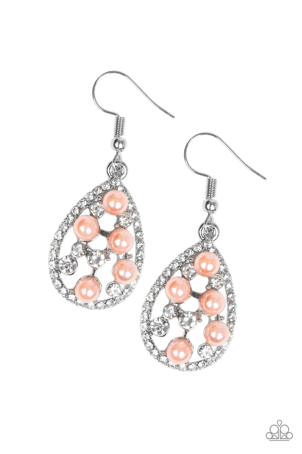 Faulously Wealthy - orange - Paparazzi earrings