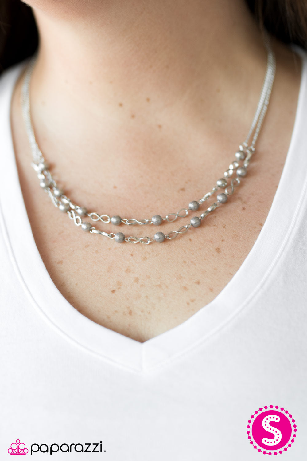 Fairytale Forevers - Silver - Paparazzi necklace