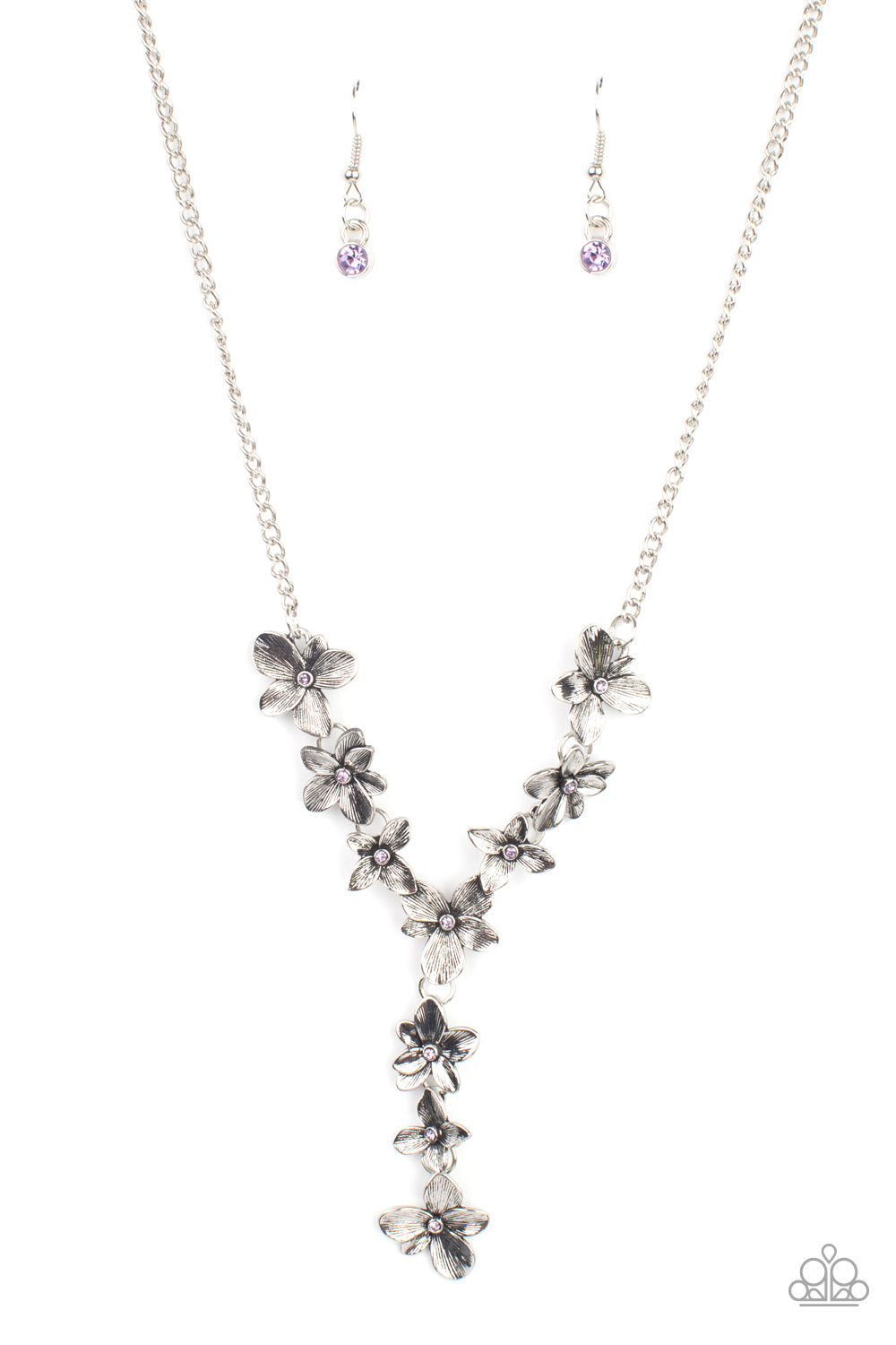 Fairytale Meadow - purple - Paparazzi necklace