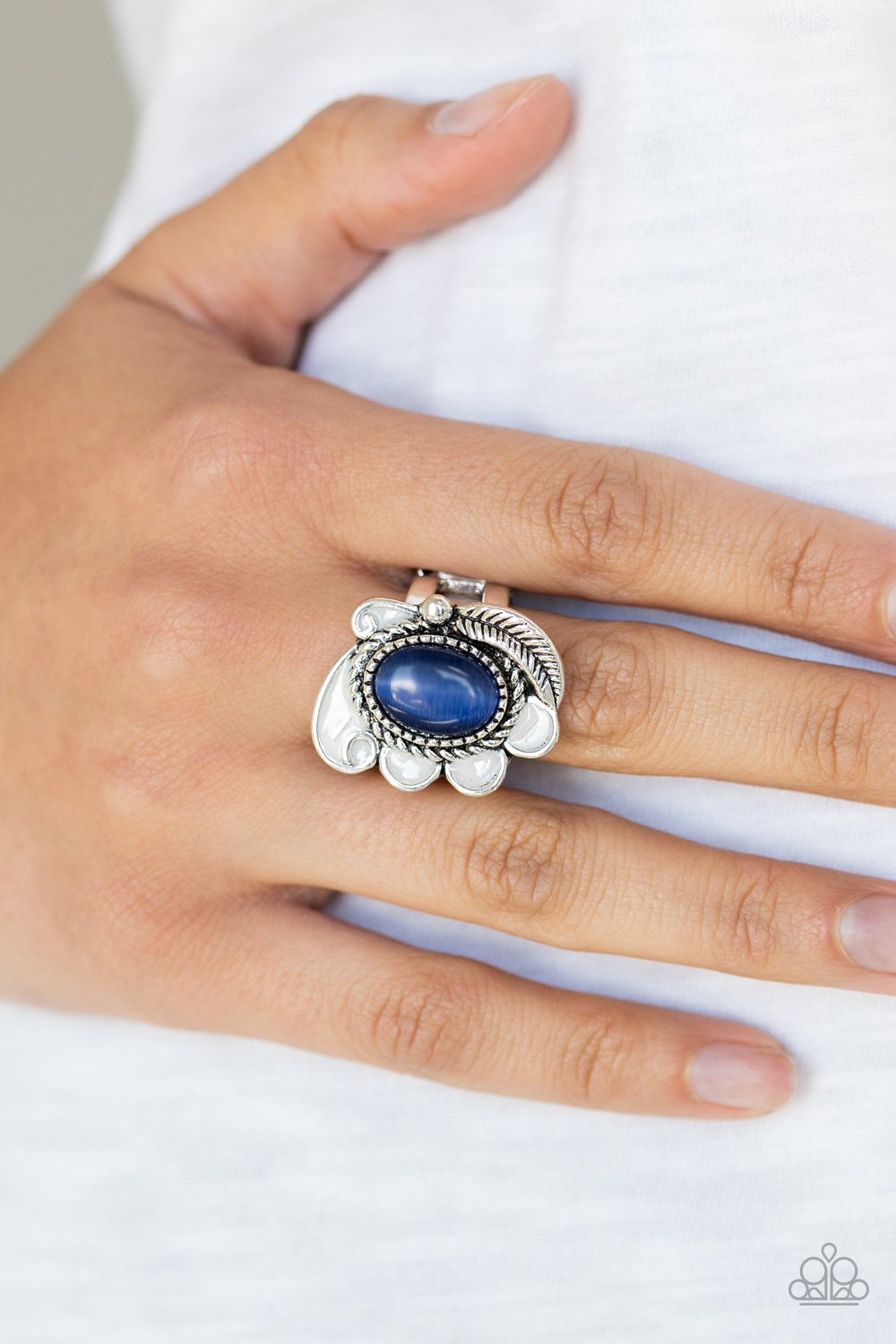 Fairytale Magic-blue-Paparazzi ring