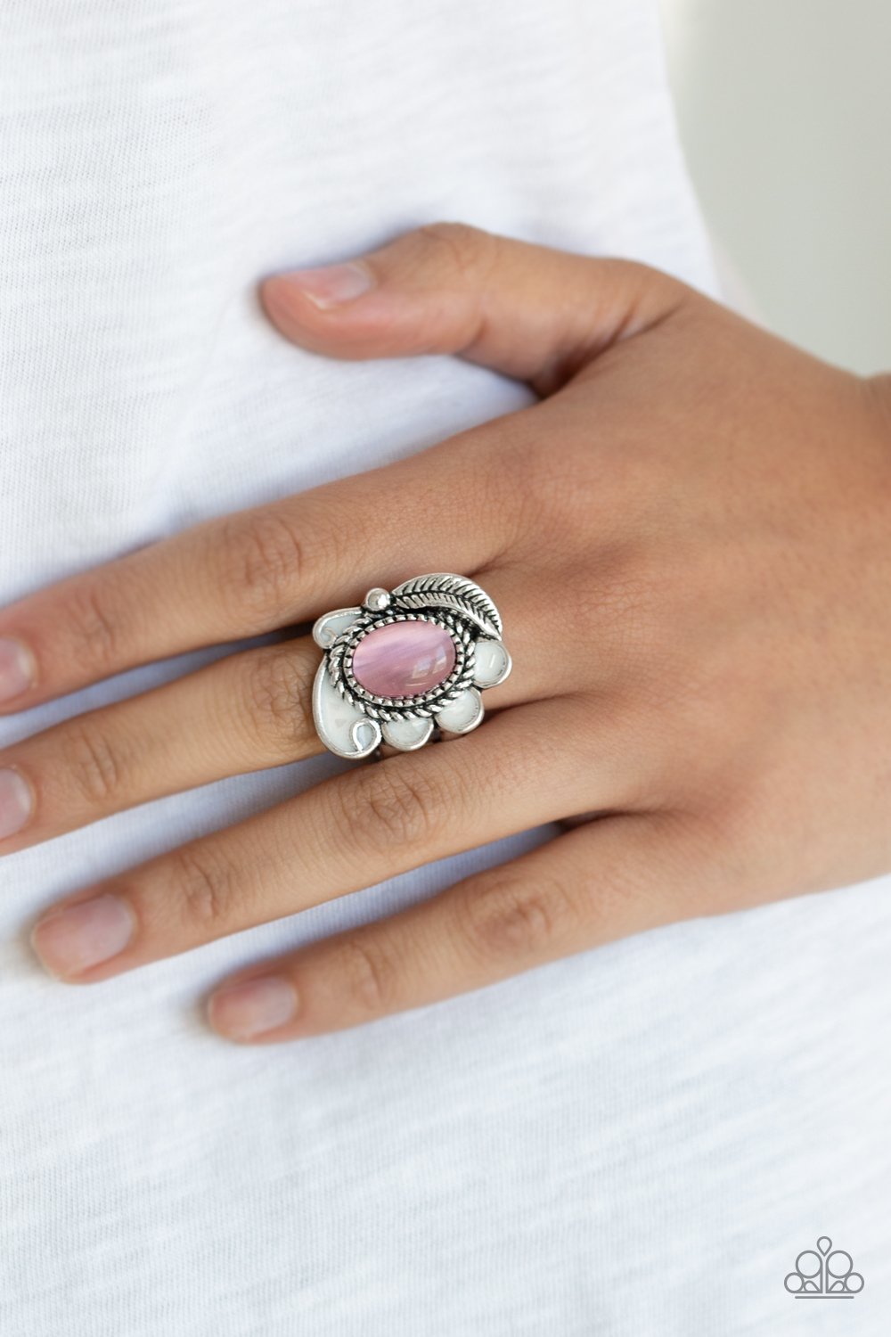 Fairytale Magic-pink-Paparazzi ring