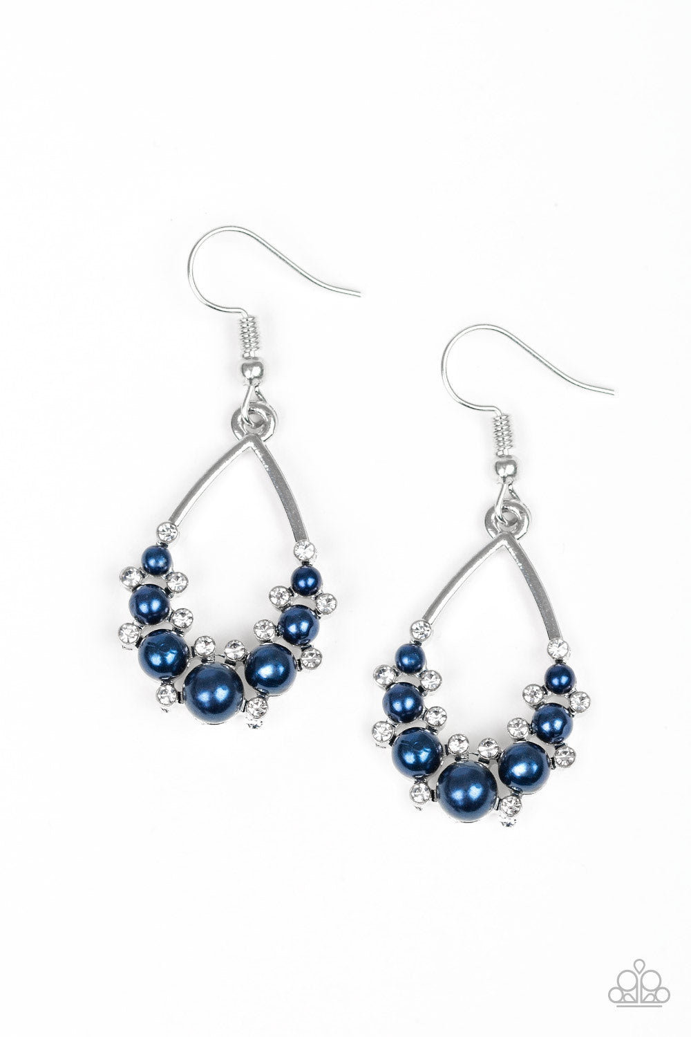 Fancy First - blue - Paparazzi earrings
