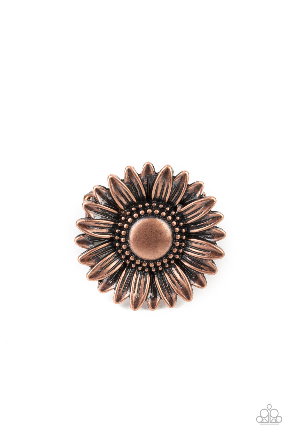 Farmstead Fashion - copper - Paparazzi ring