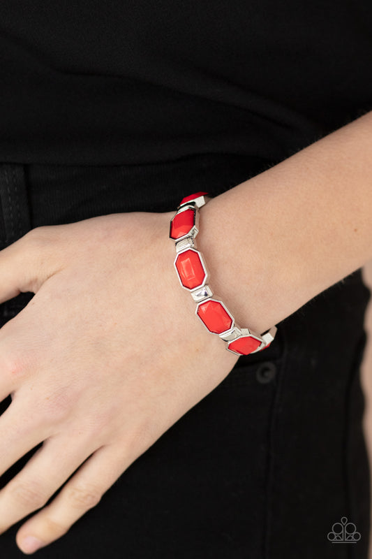 Fashion Fable - red - Paparazzi bracelet