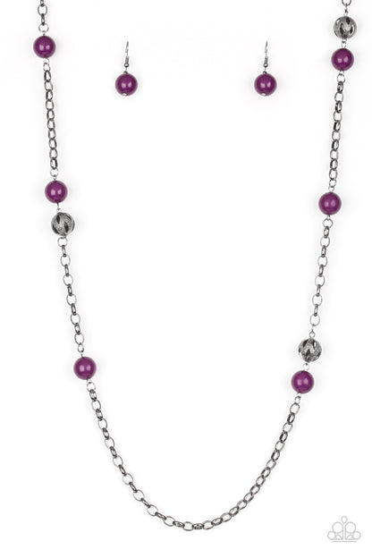 Fashion Fad - purple - Paparazzi necklace