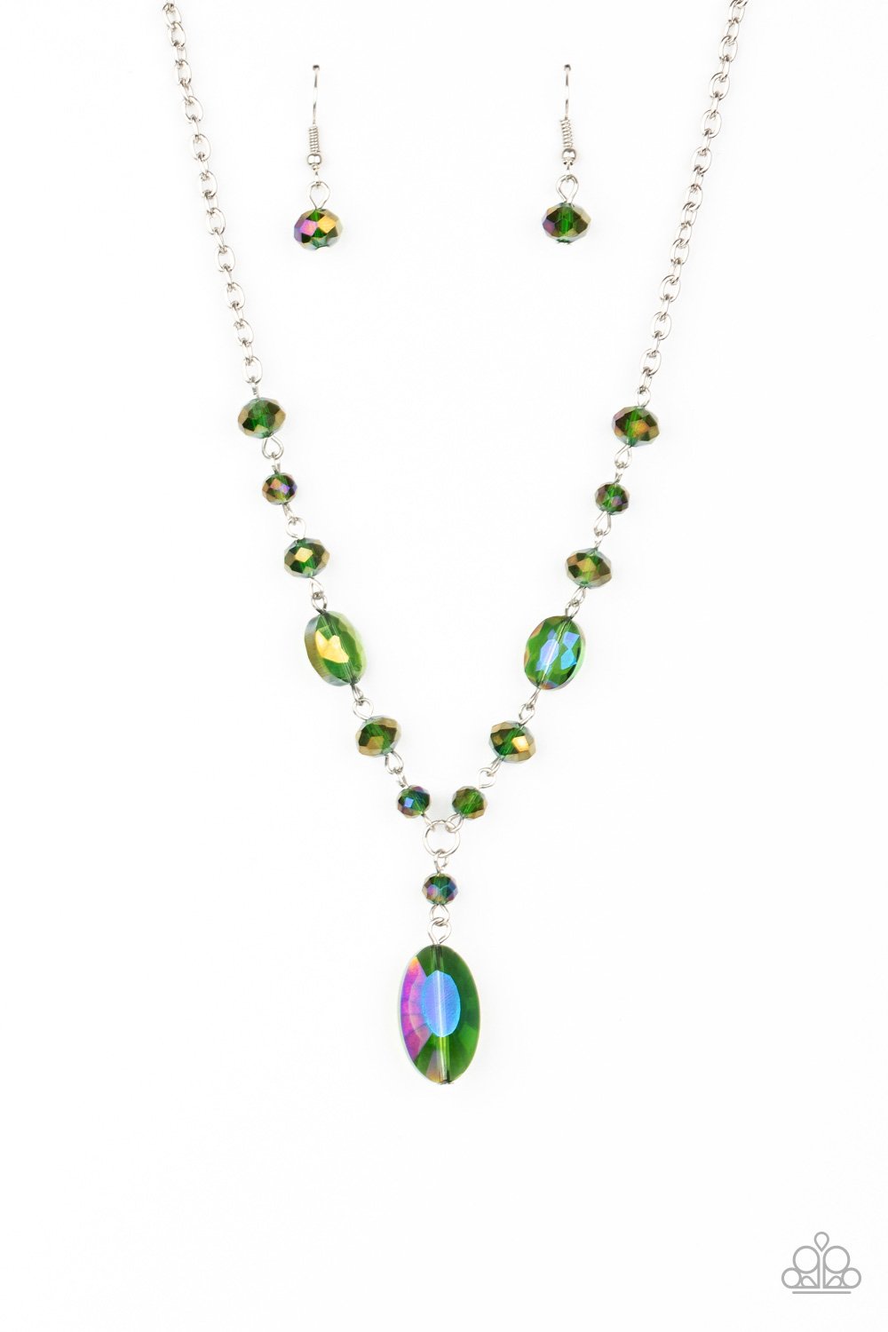 Fashionista Week - green - Paparazzi necklace