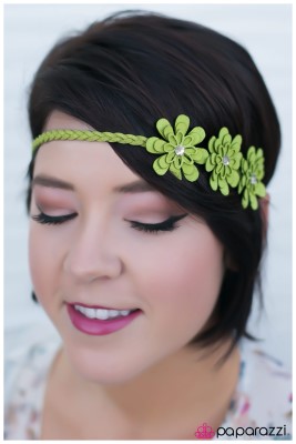 Feel The Funk - Green - Paparazzi headband