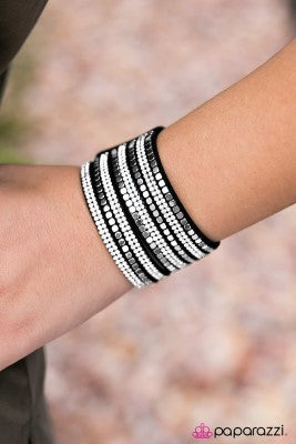 Fight Night - Black - Paparazzi bracelet