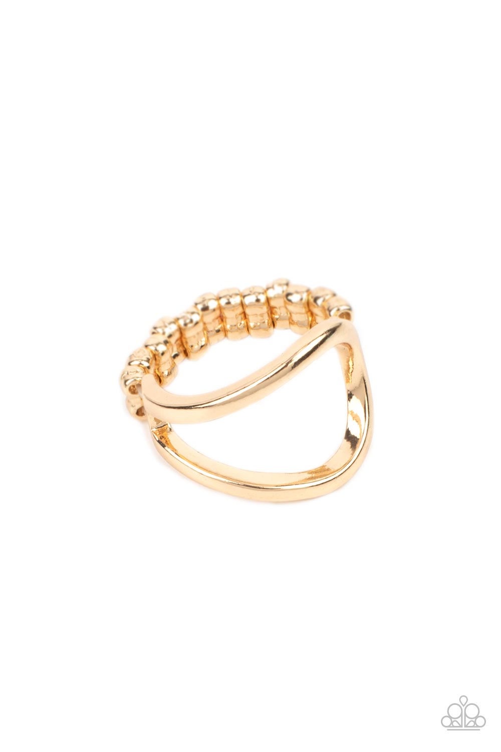 Fill The Gap - gold - Paparazzi ring