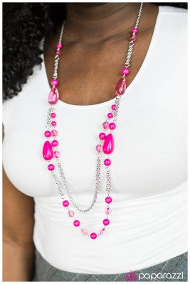 Finders Keepers - pink - Paparazzi necklace