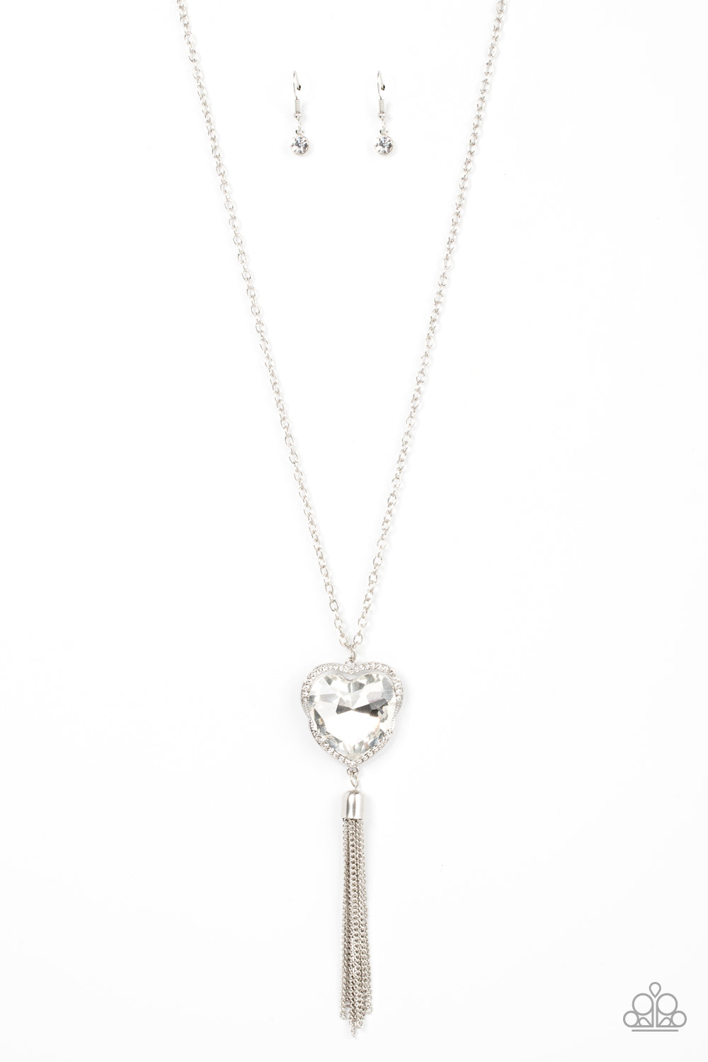 Finding My Forever - white - Paparazzi necklace